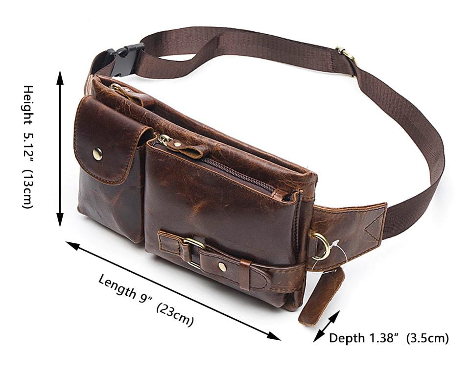 Genuine Leather Waist Bags