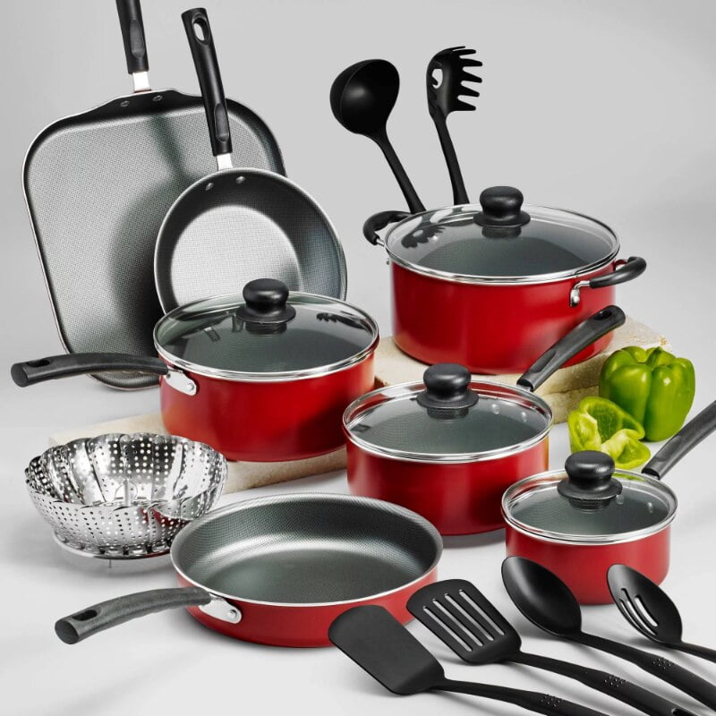 Umall's Primaware 18 Piece Non-stick Cookware Set