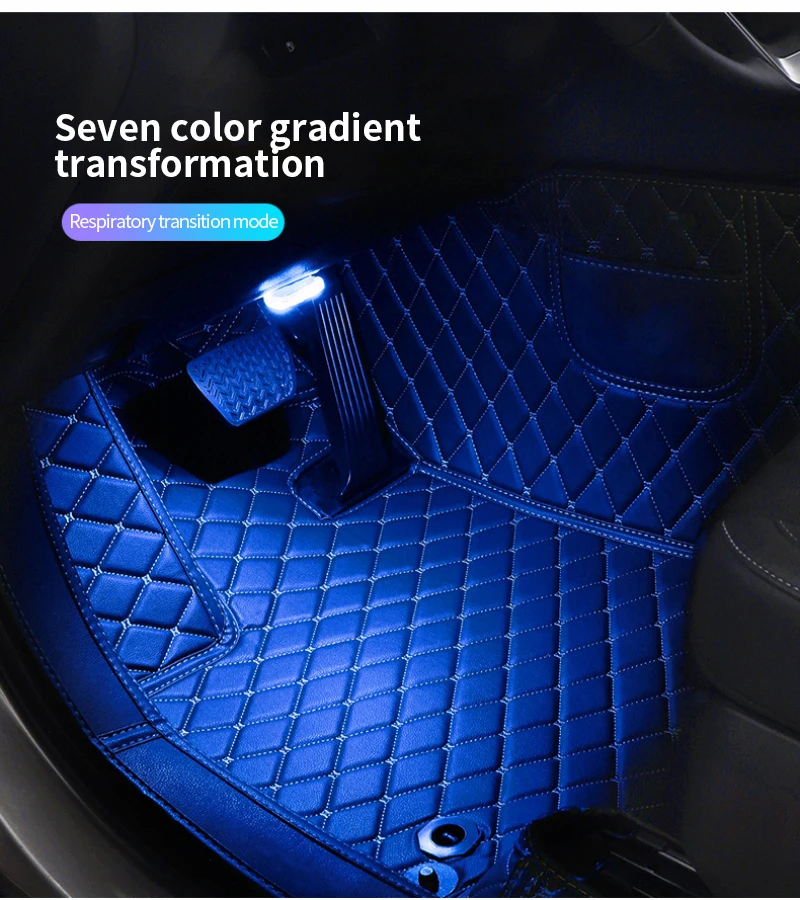 Car Reading Lamp Wireless Magnetic Touch Sensor LED Light 7 Colors USB Charging Interior Roof Lighting Decorative Night Light