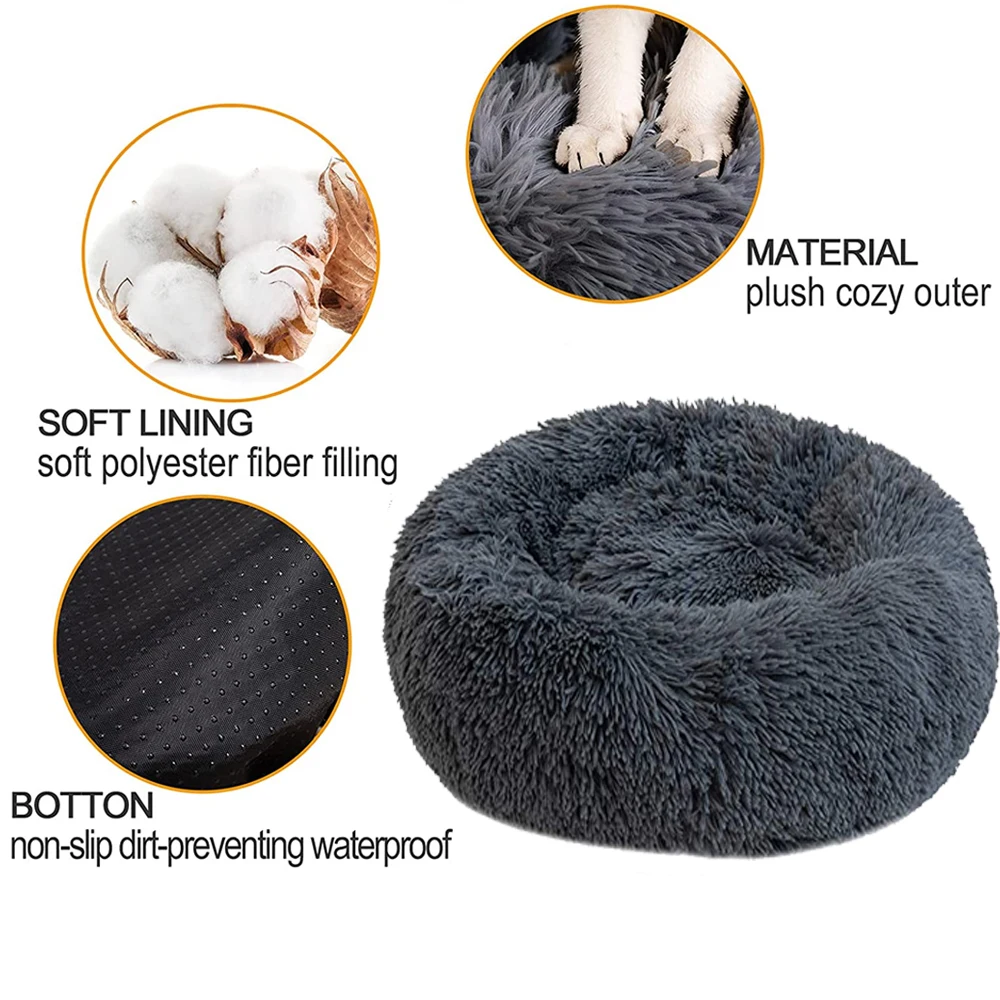 Dog Bed soft lining material , non-slip