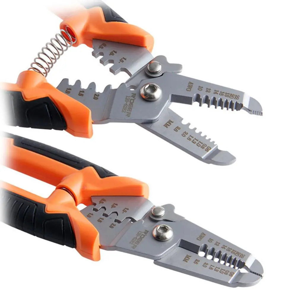 Multi-function Scissors Crimping Pliers Wire Stripper Wire Cutter Electrician Crimper Cable Cutter Automatic Wire Stripper 2021