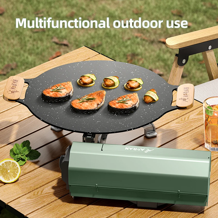 Portable Integrated Card Stove Camping Gas Stove Outdoor Hiking Barbecue Travel Cooking Oven Box Type Gas Stove