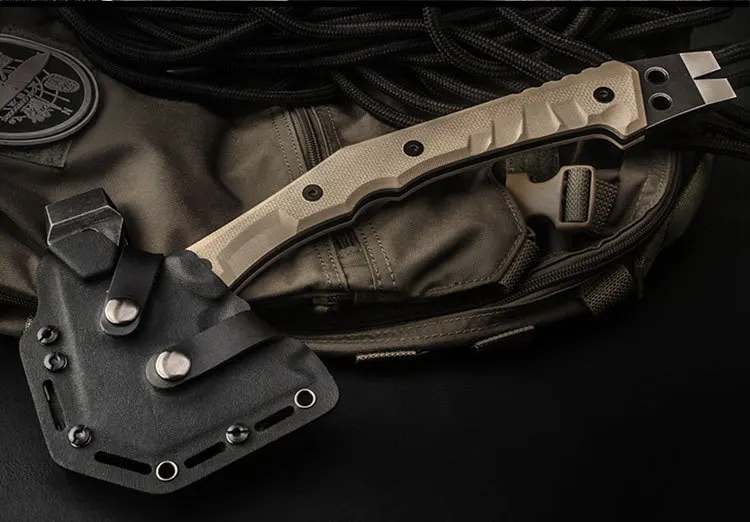 HX OUTDOORS Mercenarys Full Tang Camping Survival Touris Axe Hatchet Tactical Multifunctional Hunting Tools Tomahawk Hammer