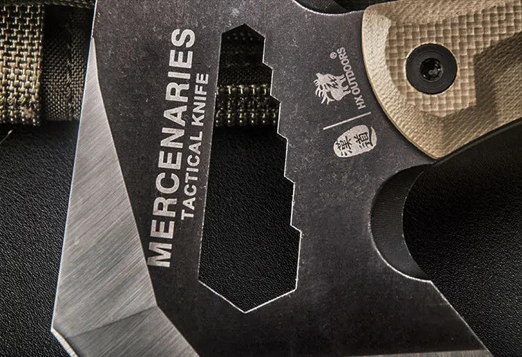 HX OUTDOORS Mercenarys Full Tang Camping Survival Touris Axe Hatchet Tactical Multifunctional Hunting Tools Tomahawk Hammer