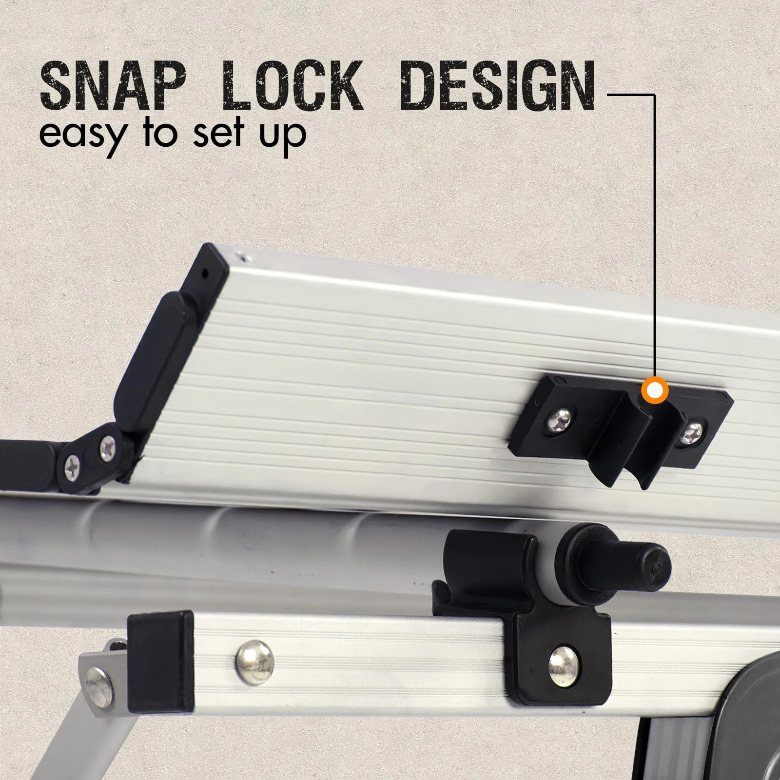 snap lock design, easy to set up snap lock design, easy to set up