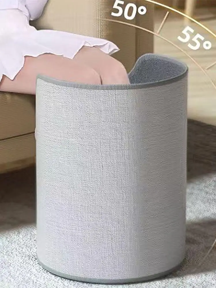 Cylindrical Foot Warmer Folding Electric Feet Heater Electric Foot Warmer Under Desk Feet Leg Heated Warm For Home Office