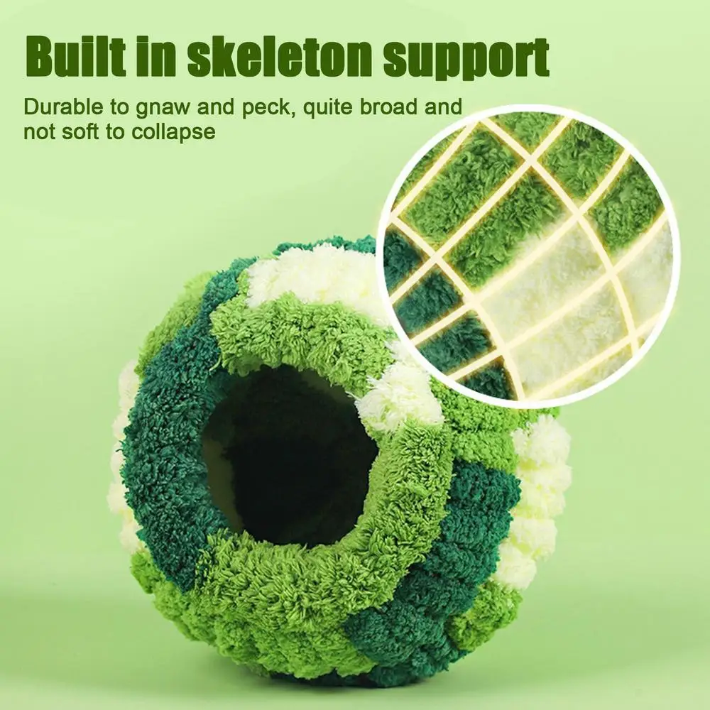 Pet Bird Supplies Round Warm Bird Nest Parrot Bird House Cotton Bird Cage Parakeet Budgie Hut Tent Bed Cave