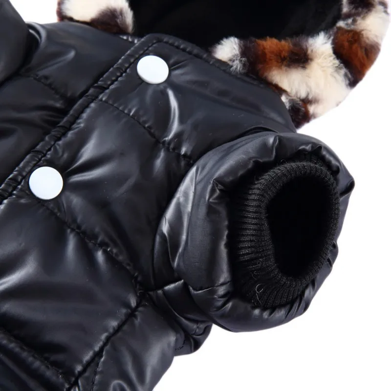 Winter Dog Jacket – Windproof Hooded Coat for Small to Medium Dogs (XS–XXL) zoom