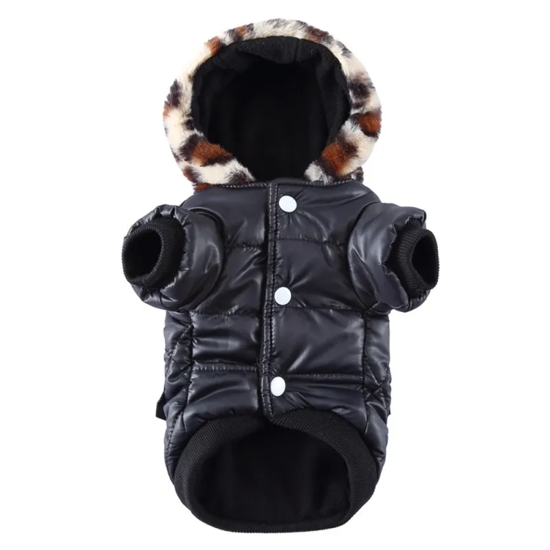 Winter Dog Jacket – Windproof Hooded Coat for Small to Medium Dogs (XS–XXL) under view